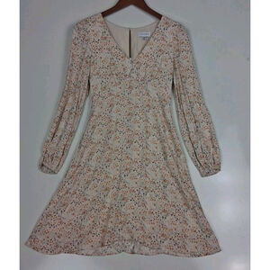 Lucy Paris XS Dress Whimsy Flowy Boho Balloon Longsleeve Cottagecore Floral